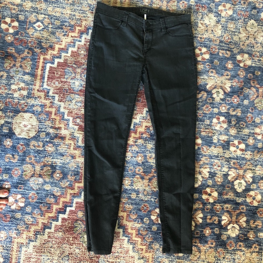 Ann Taylor Soft Black Skinny Jean